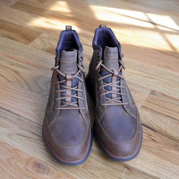 Rockport NEW Total Motion Men’s Waterproof Sport Brown Hiking Boot C15723 9.5W main image 8